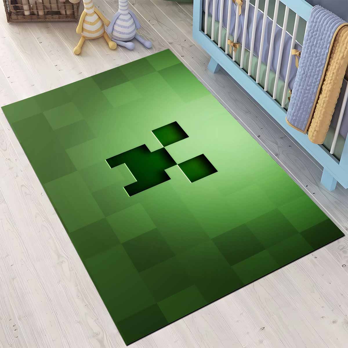 Minecraft Creeper Gesicht Teppich 3