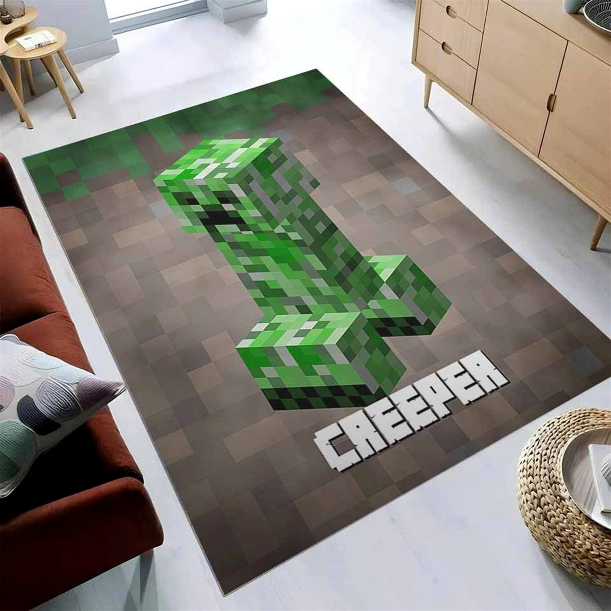 Minecraft Creeper Mc697843 Teppich