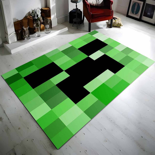 Minecraft Creeper Videospiel Teppich