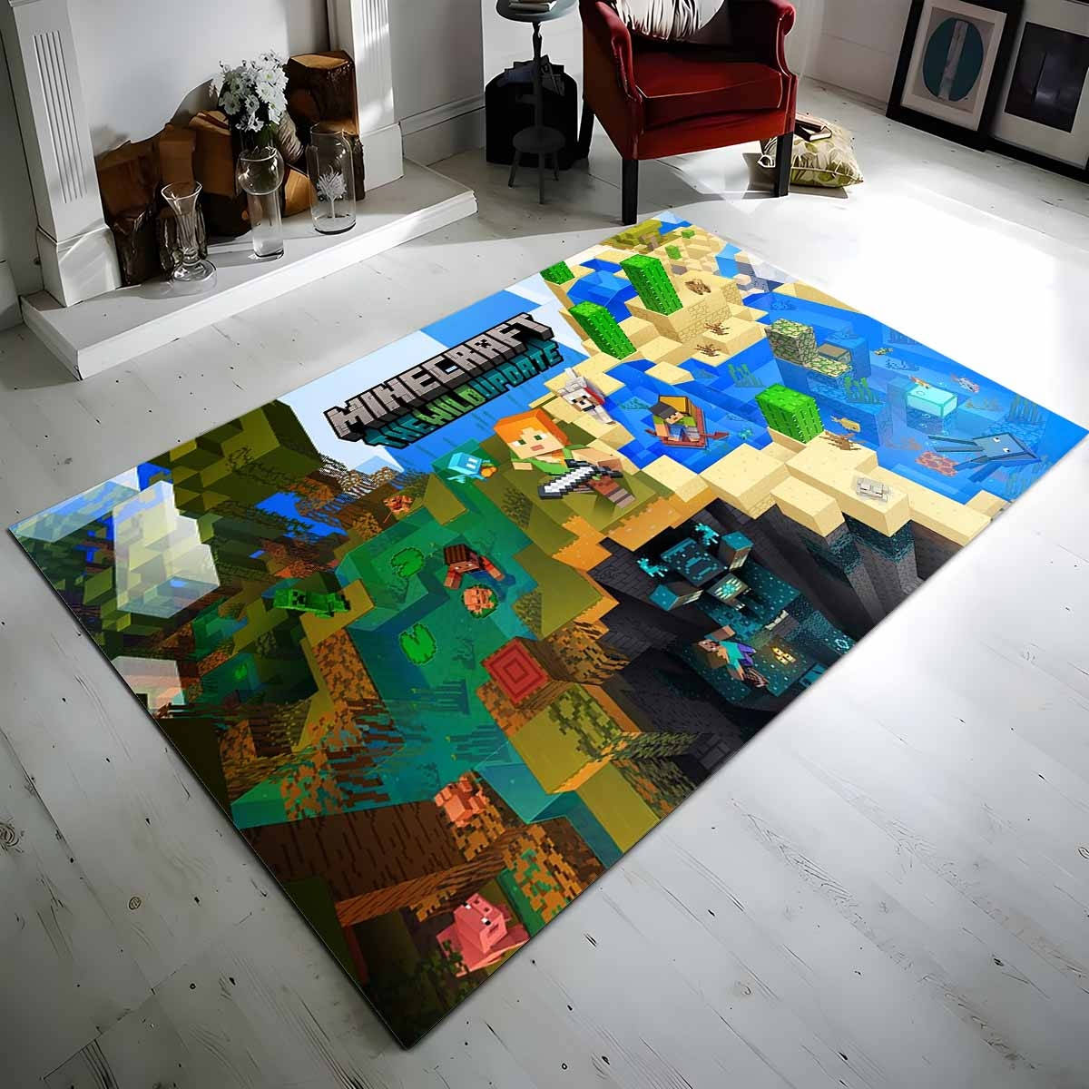 Minecraft Das Wilde Update Teppich