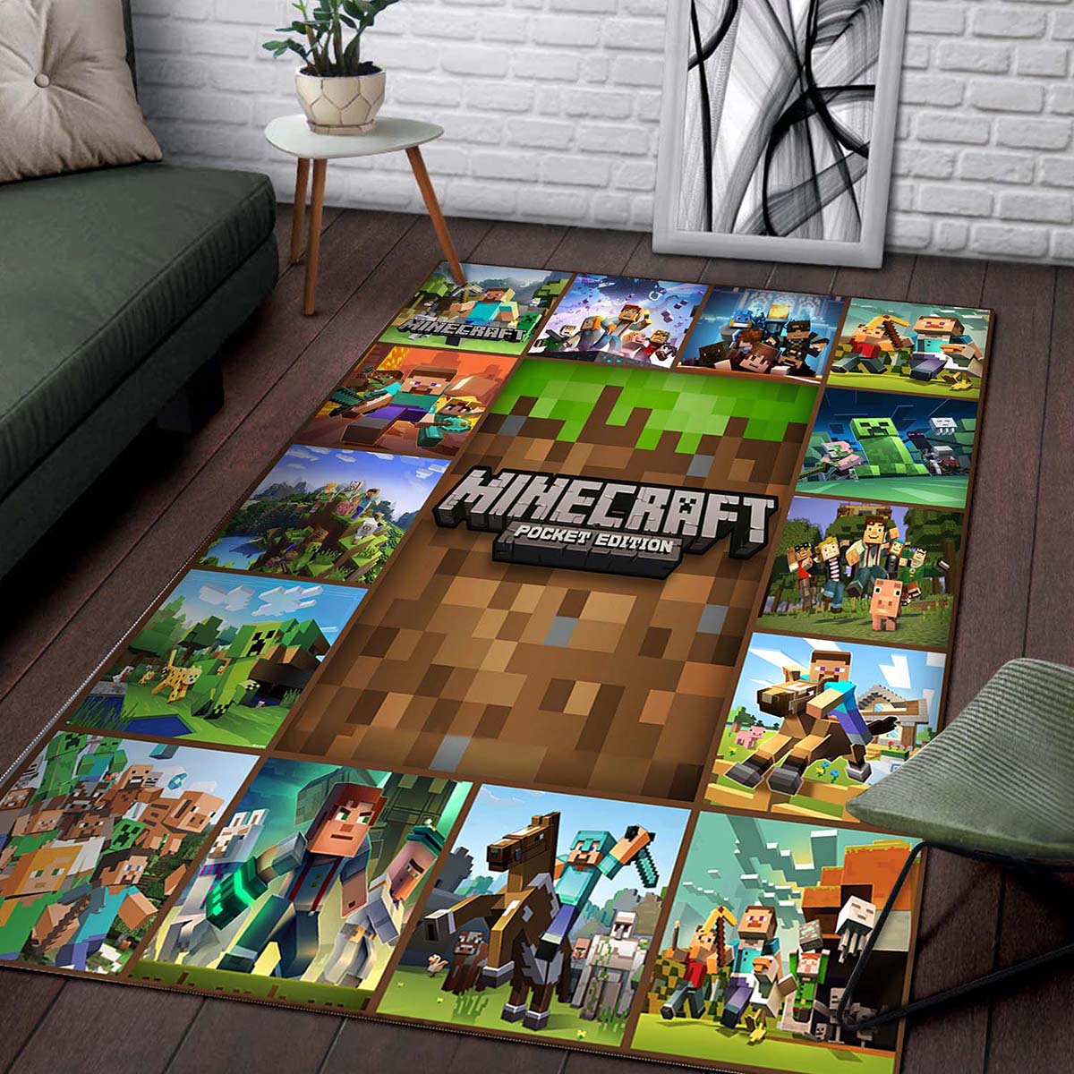 Minecraft Dekorationsideen Teppich 2