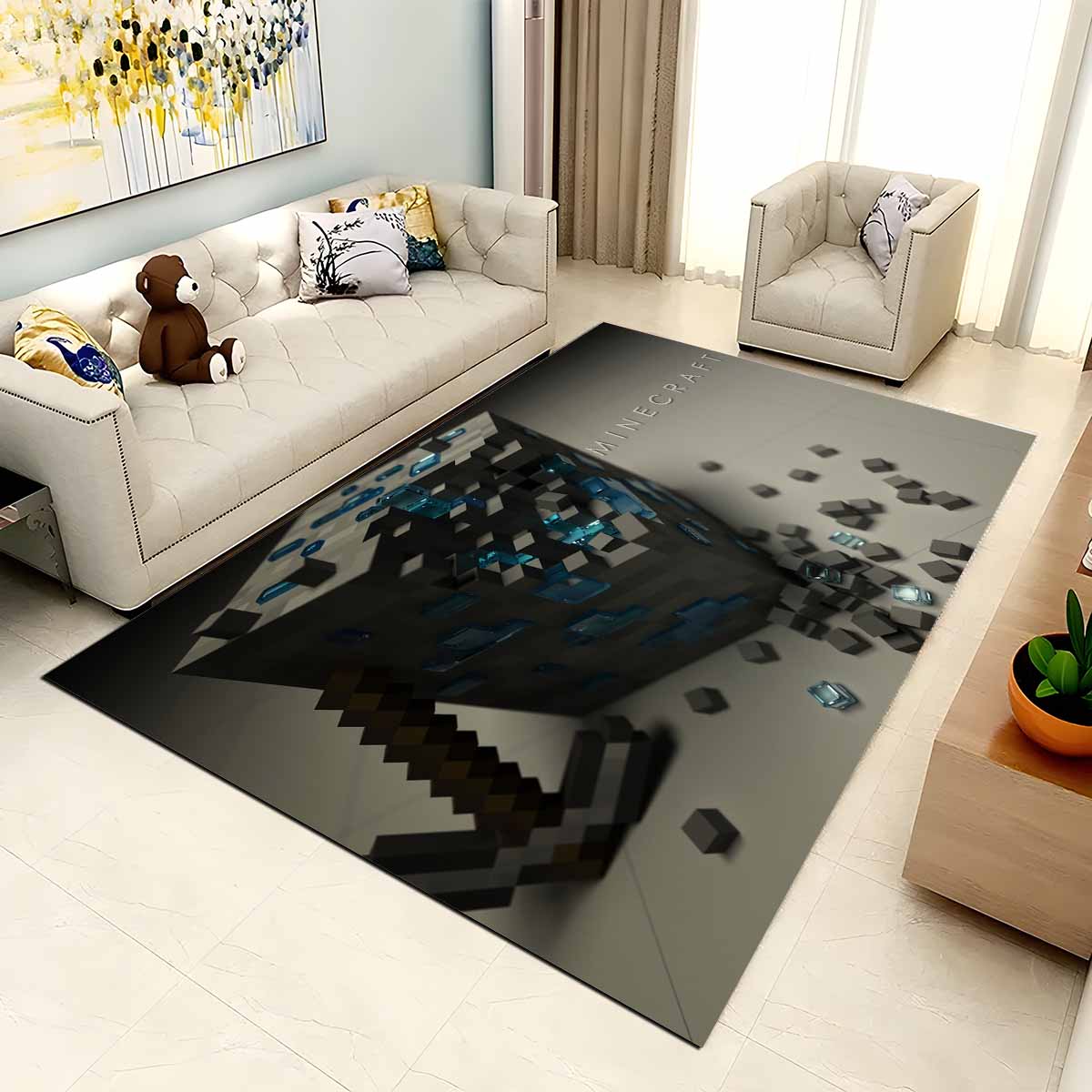 Minecraft Diamanterz Teppich 2