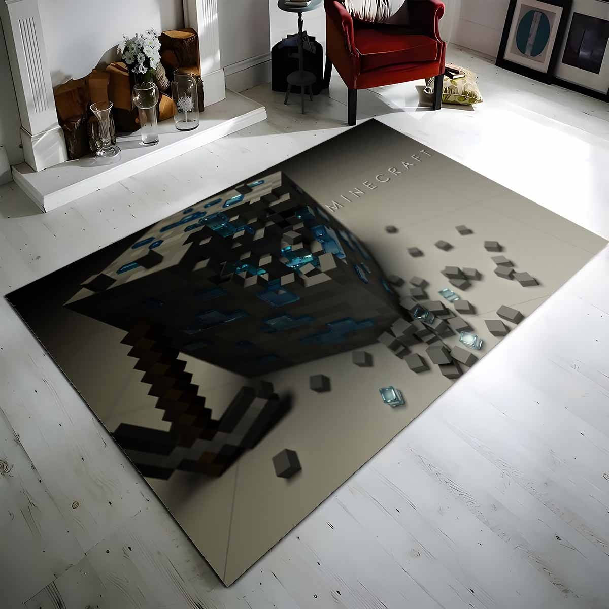 Minecraft Diamanterz Teppich