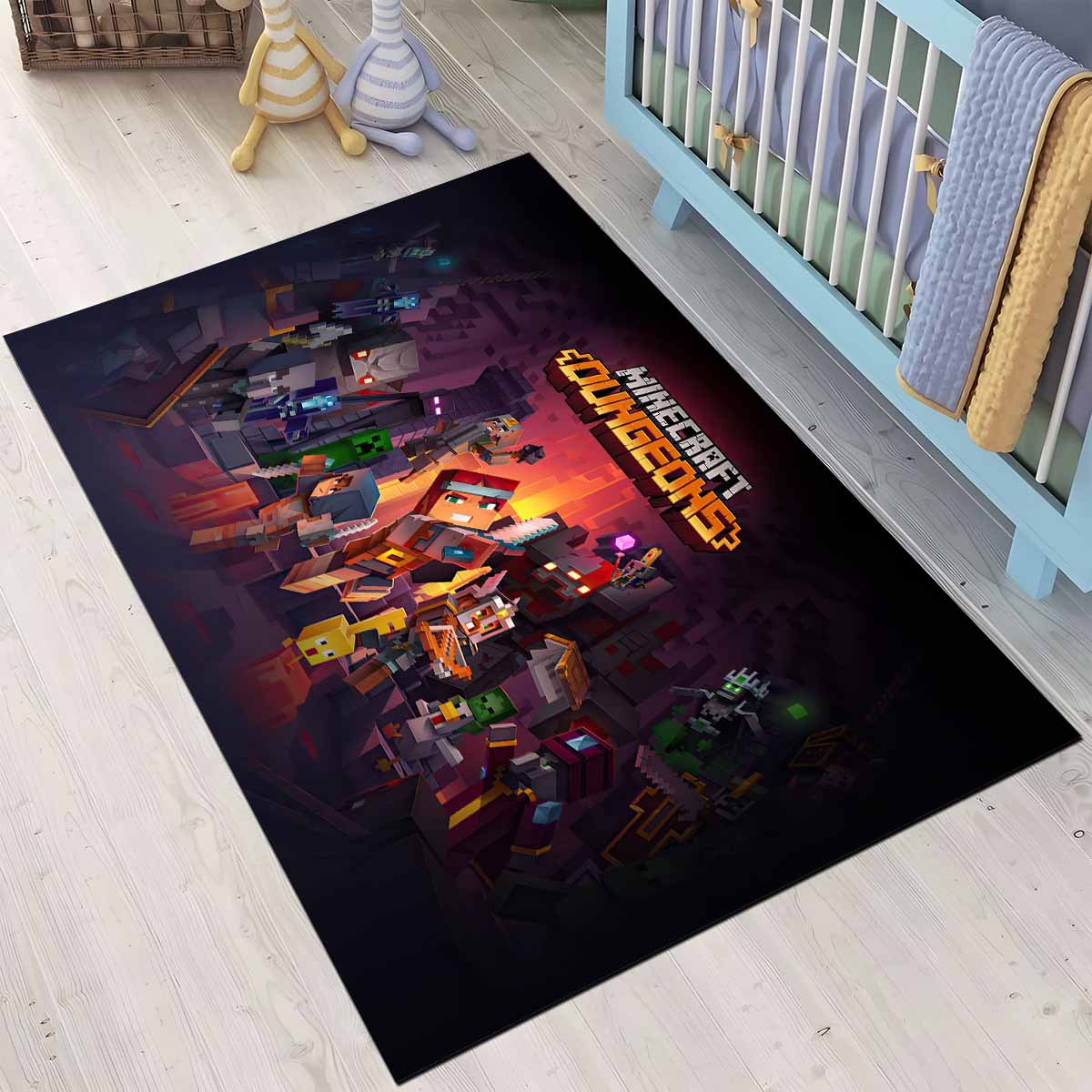 Minecraft Dungeons Alle Charaktere Teppich 3