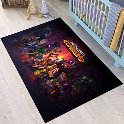 Minecraft Dungeons Alle Charaktere Teppich 3