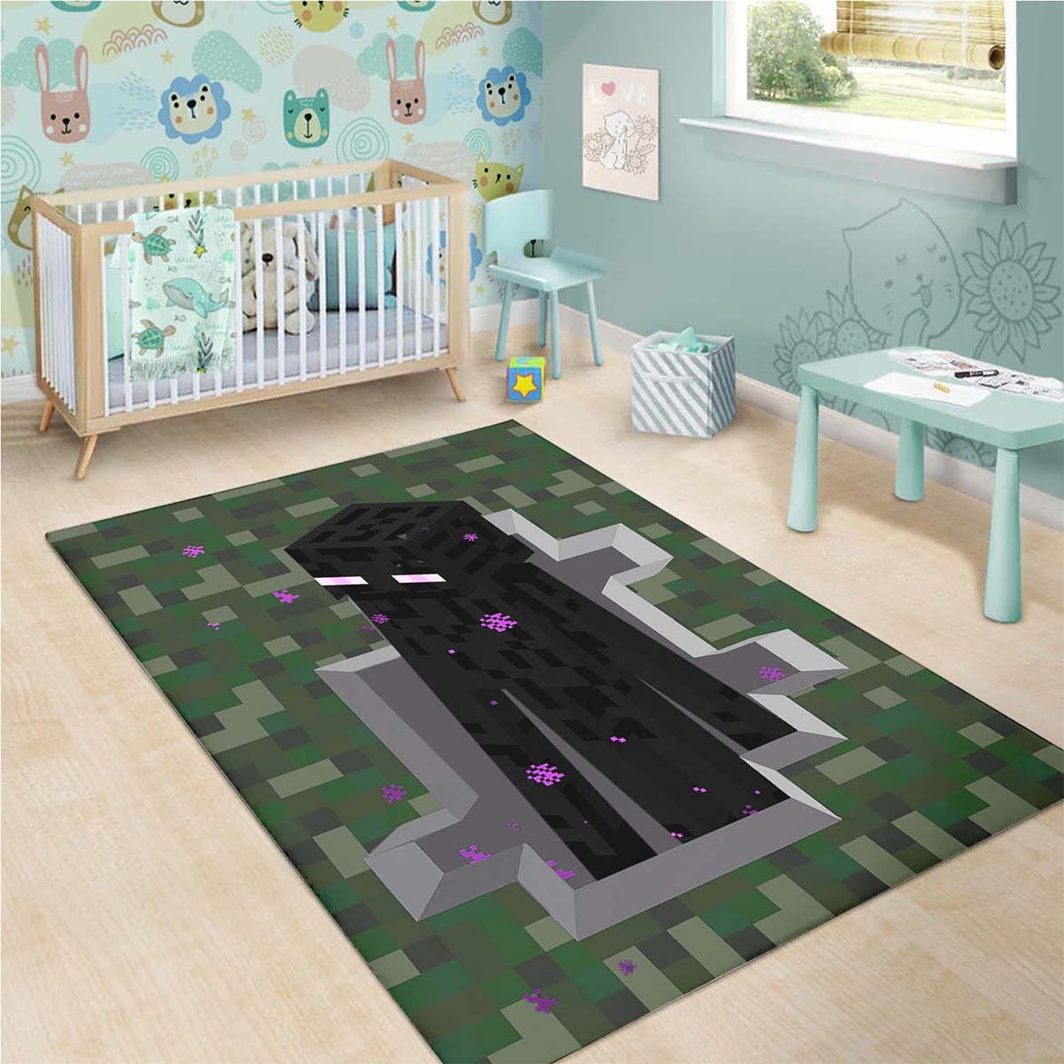 Minecraft Enderman Teppich 3