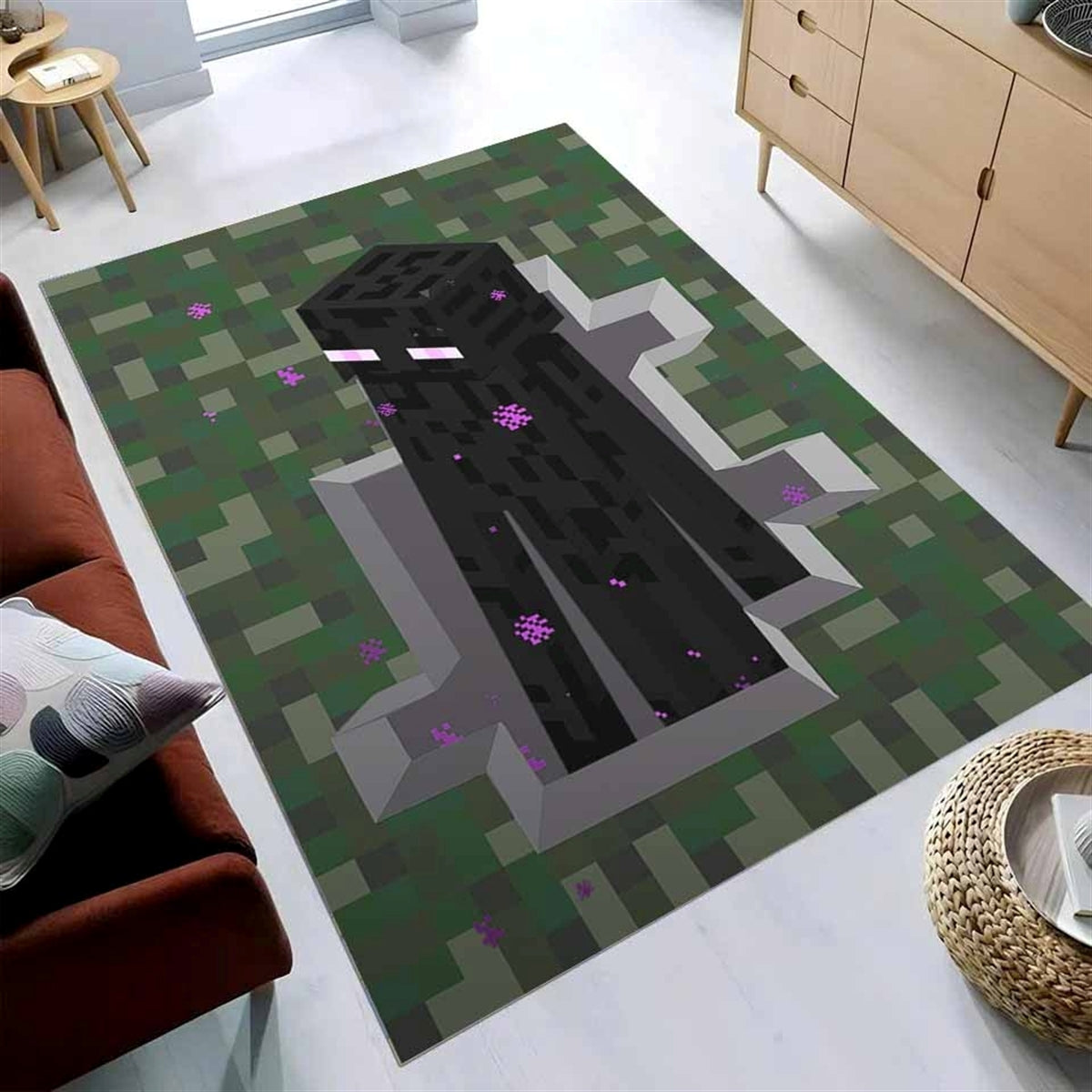 Minecraft Enderman Teppich