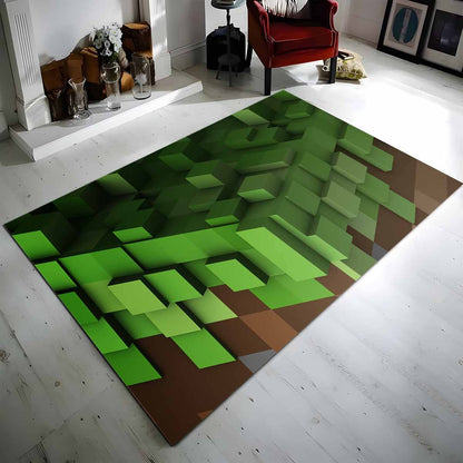Minecraft Grasblock 2 Teppich