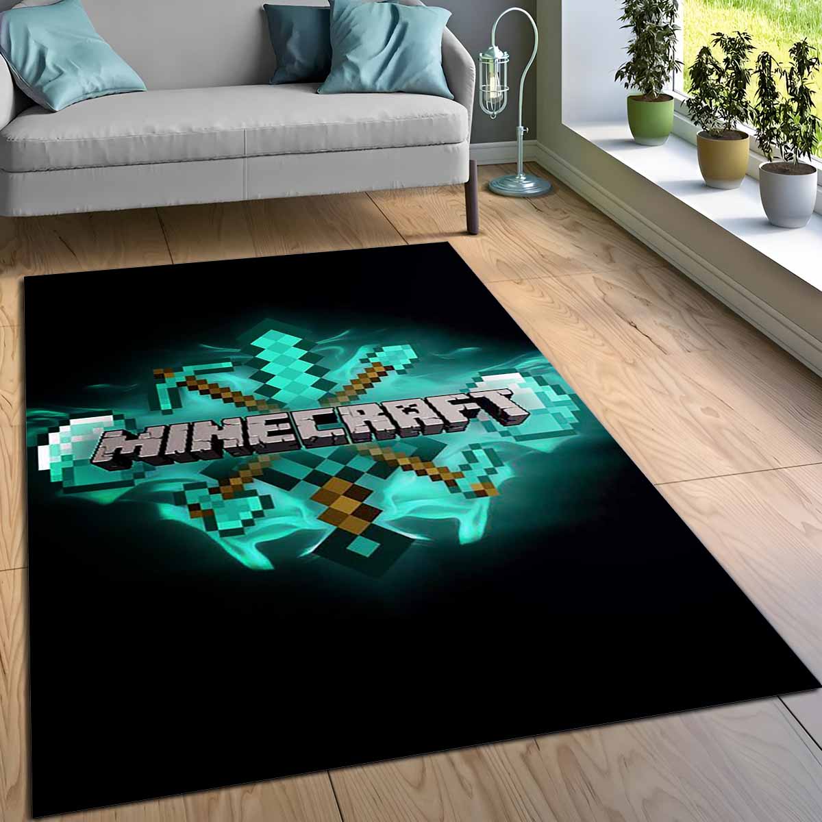 Minecraft Grundwerkzeuge Teppich 3