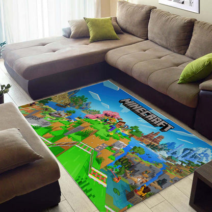 Minecraft Key Art Teppich 3