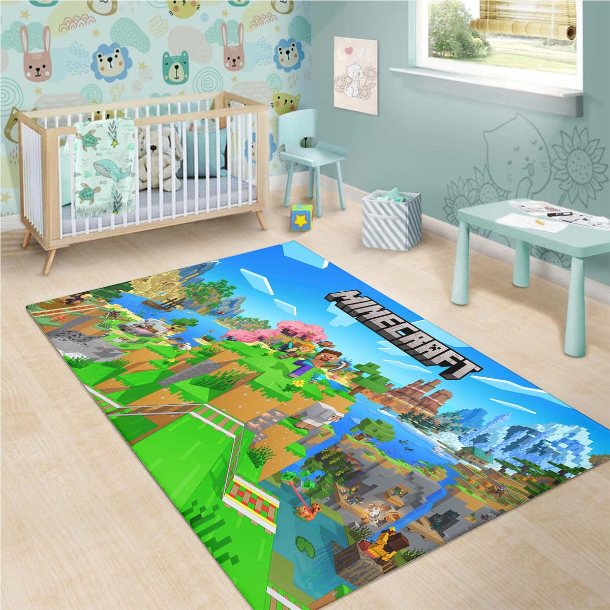 Minecraft Key Art Teppich