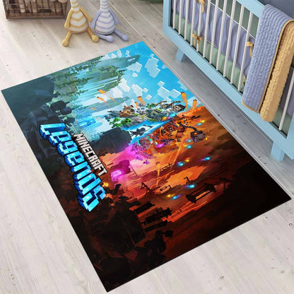 Minecraft Legenden Kampf Teppich 3