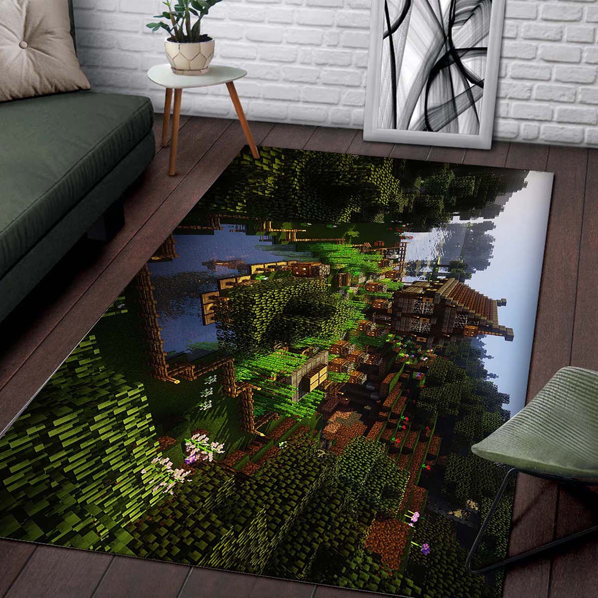 Minecraft Steve Spiel Favorit 8 Teppich 2