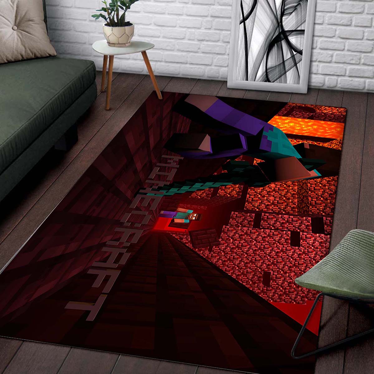 Minecraft Video Game De073 Teppich 2