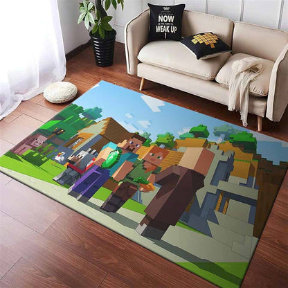 Minecraft Video Game Teppich Ver 1