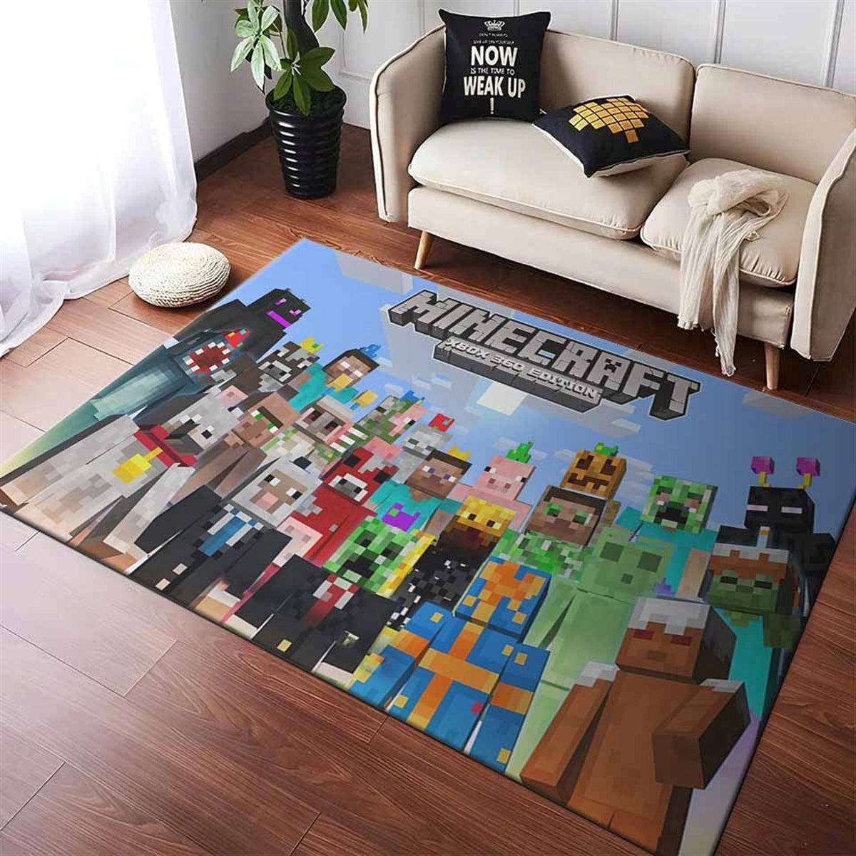 Minecraft Video Game Wohnzimmer Dekor 10116 Teppich