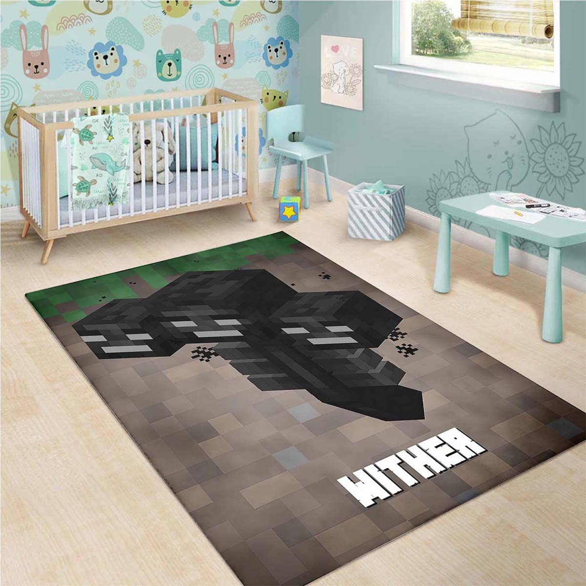 Minecraft Wither Teppich 3