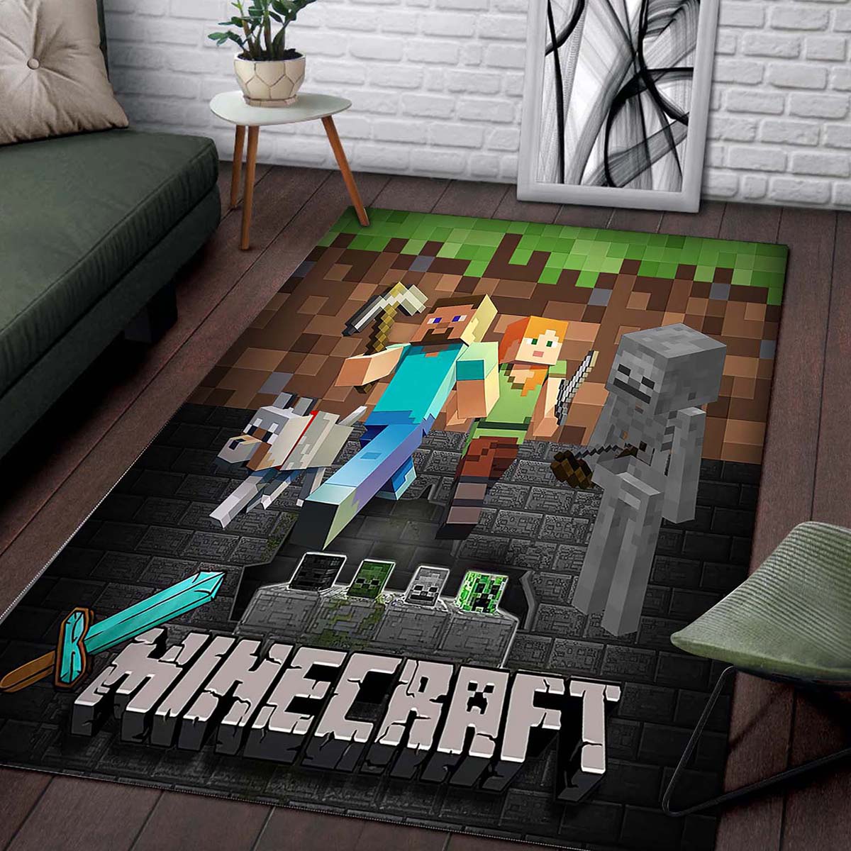 Minecraft Wohnzimmer 036 Teppich 2