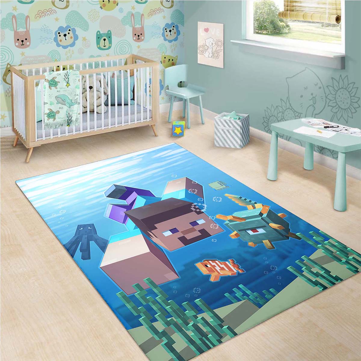 Minecraft Wohnzimmer Dekor 10118 Teppich 3