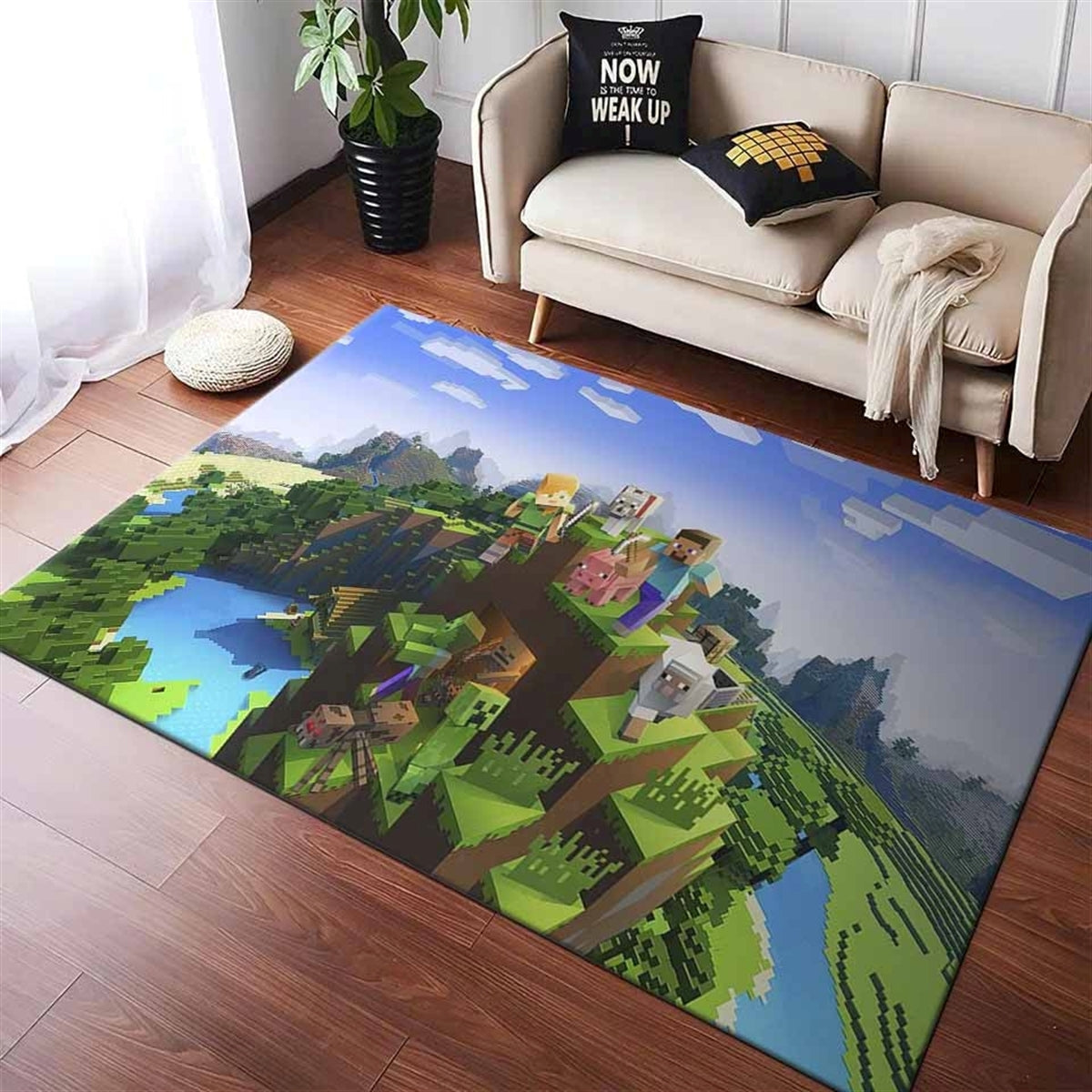 Minecraft Wohnzimmer Dekor M301011 Teppich