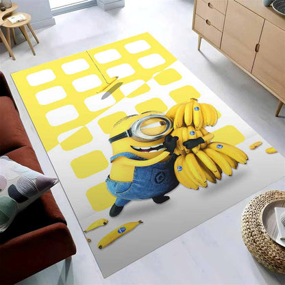 Minion Love Banana Teppich