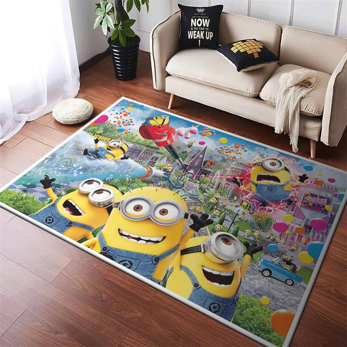 Minions Fan Gift Funny Minions Park Teppich