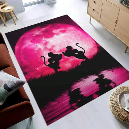 Minnie & Mickey Mouse Mm2575 Teppich