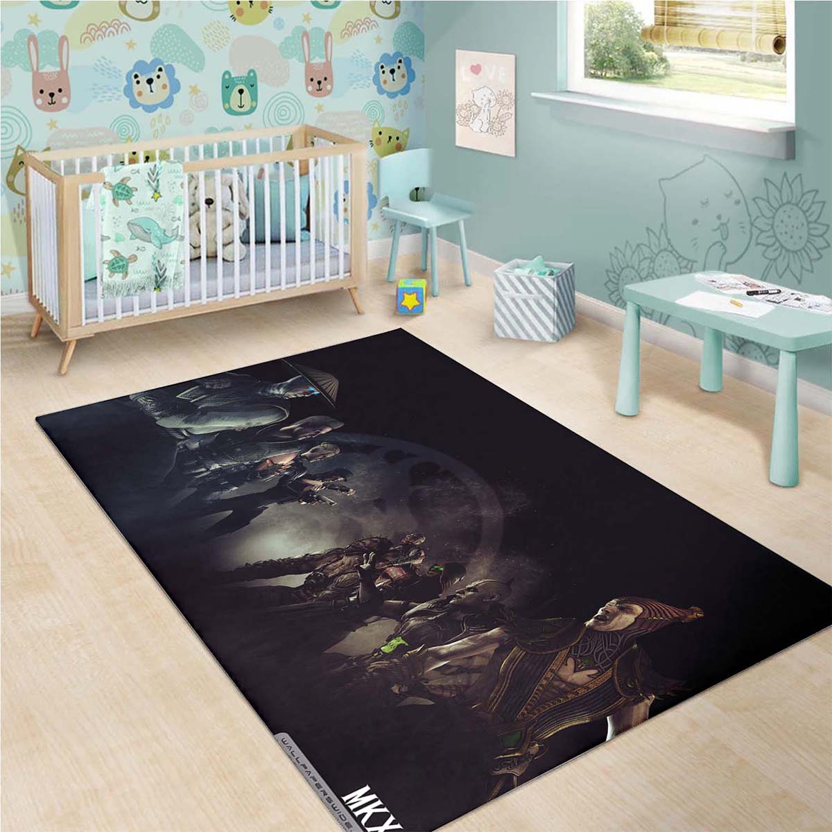 Mkx-Charaktere 4K Teppich 3
