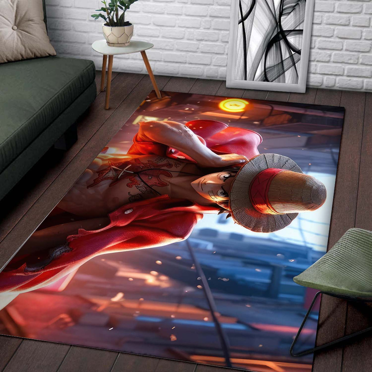 Monkey D Luffy 3 Teppich 2