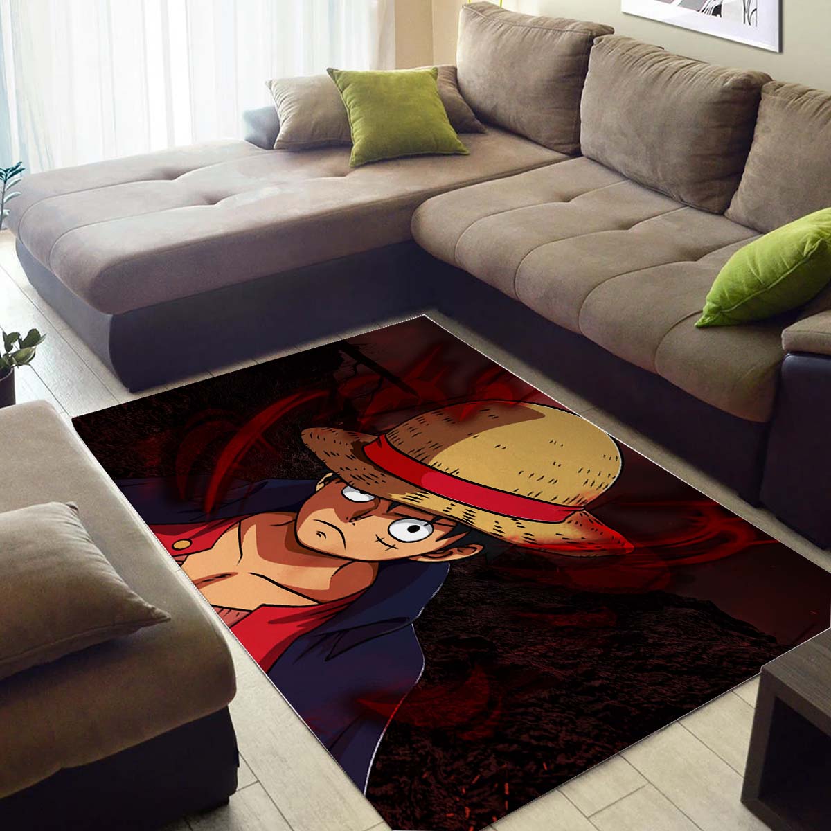 Monkey D Luffy One Teppich 3