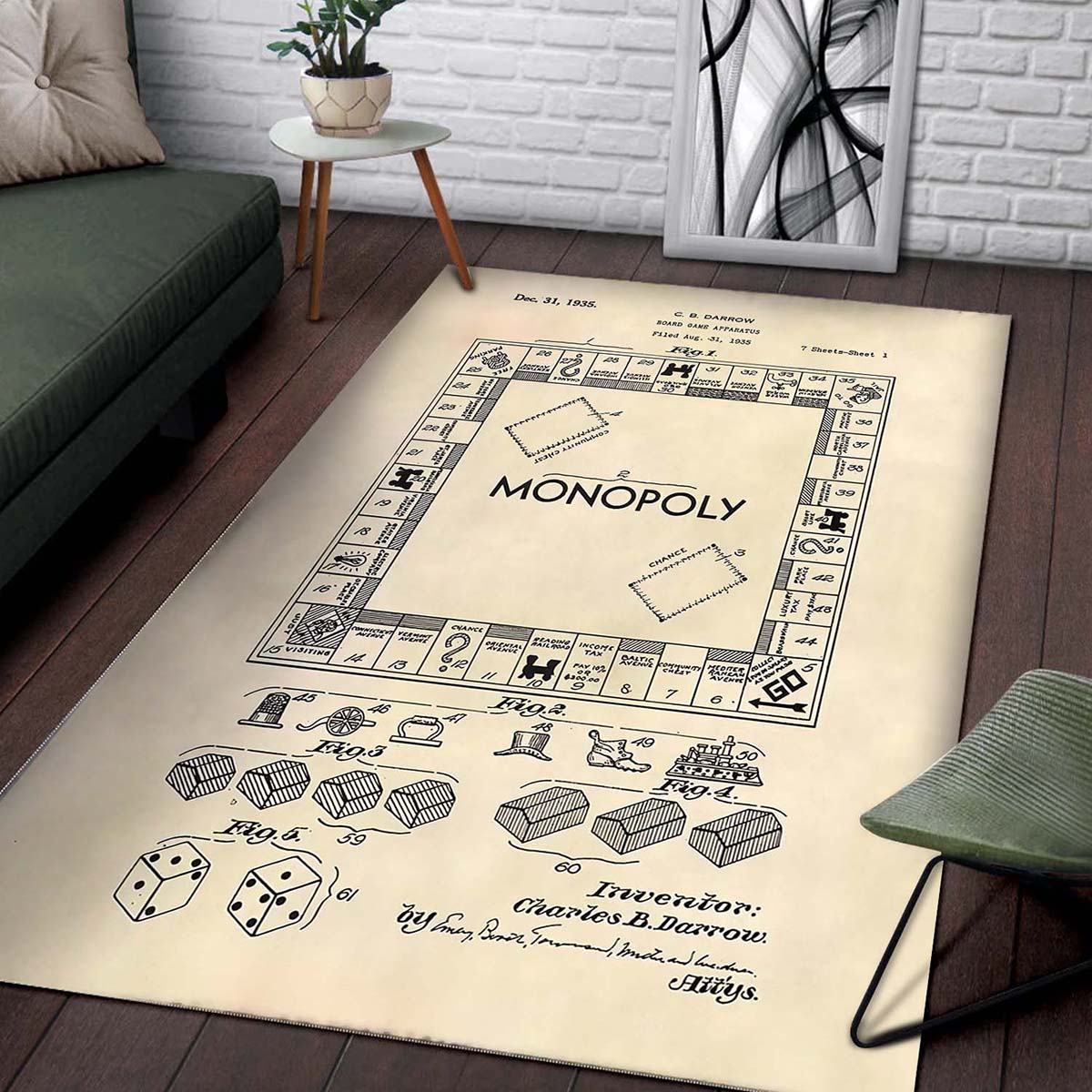 Monopoly Board Games Teppich 2