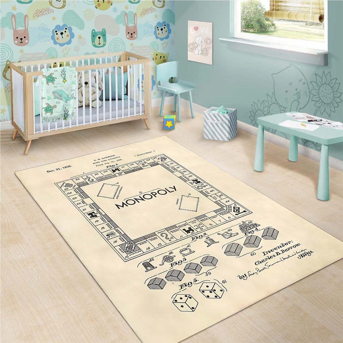 Monopoly Board Games Teppich