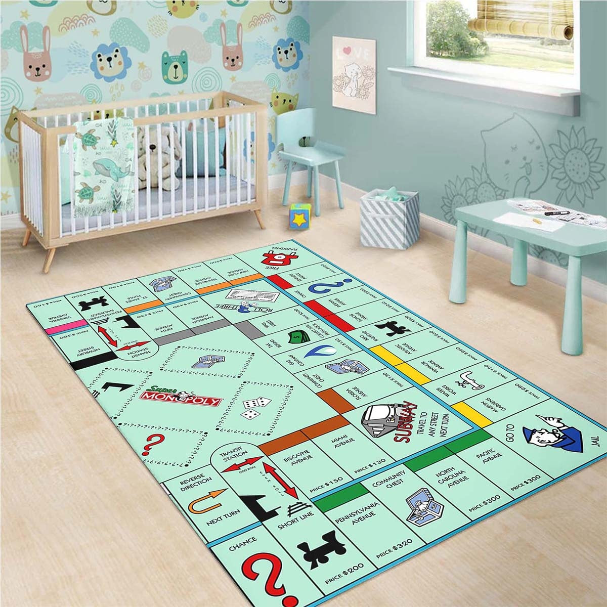Monopoly Teppich