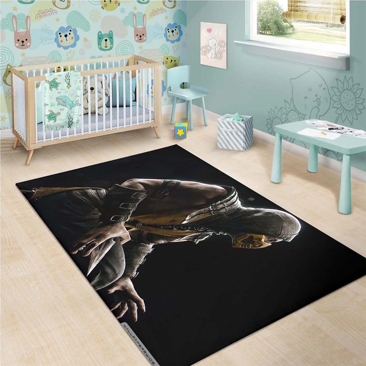 Mortal Kombat X Ninja Teppich 3