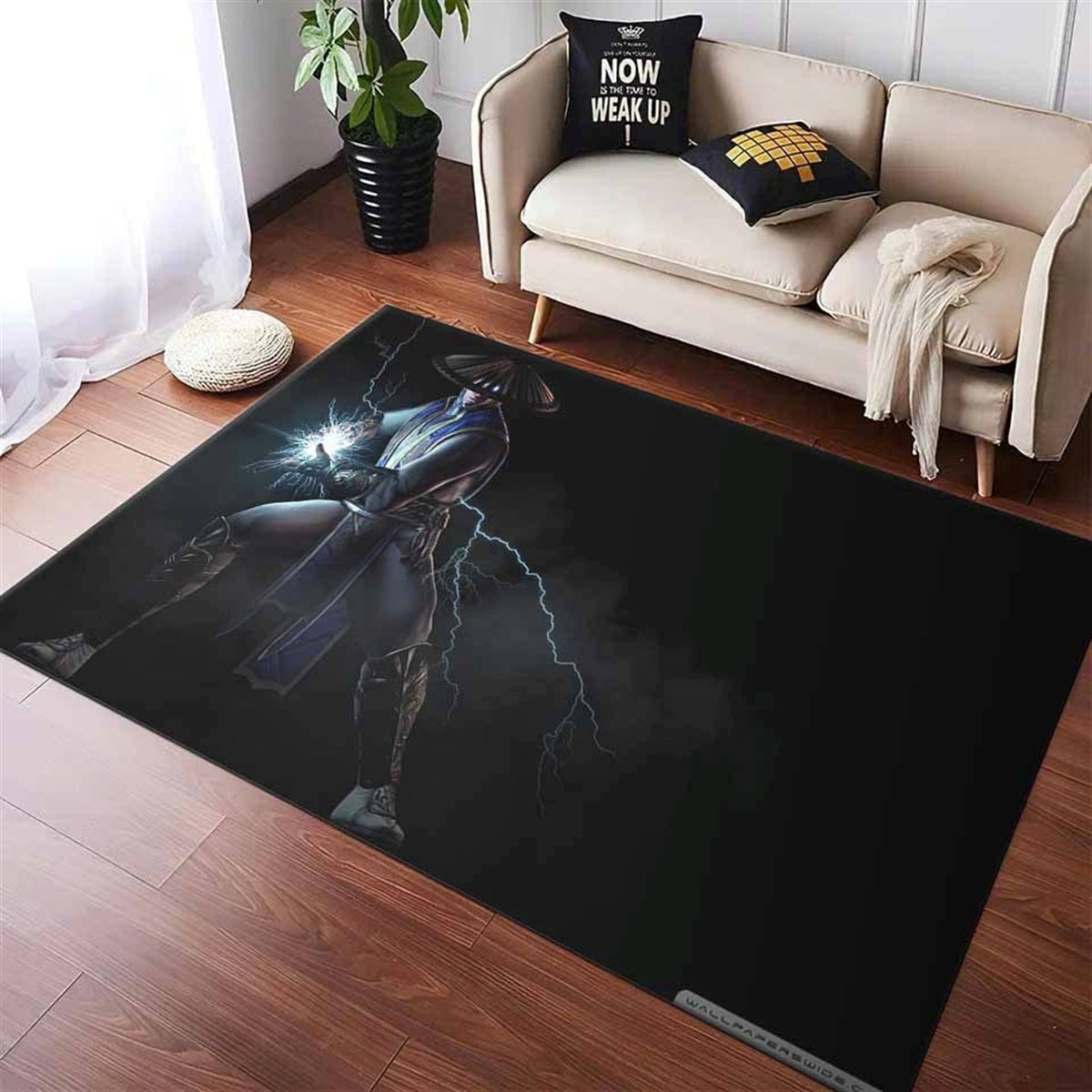 Mortal Kombat X Raiden, der Gott des Donners und des Blitzes Teppich
