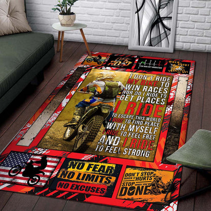 Motocross Living Room Teppich 2