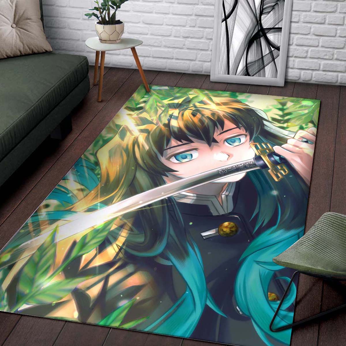 Muichiro Tokito Demon Slayer Teppich 2
