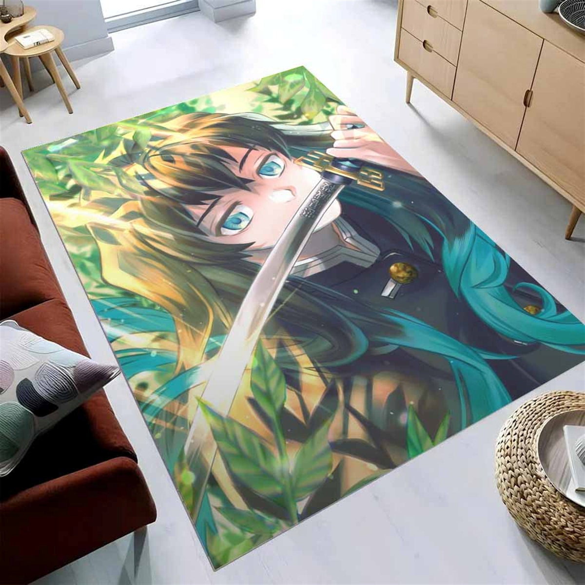 Muichiro Tokito Demon Slayer Teppich