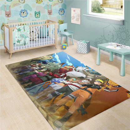Naruto Alle Charaktere Teppich 3