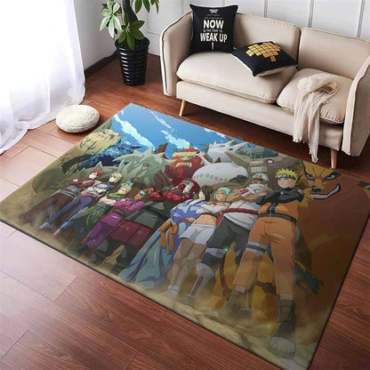 Naruto Alle Charaktere Teppich