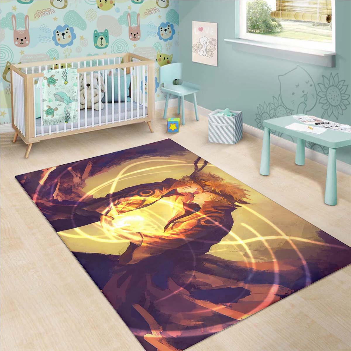 Naruto And Minato Anime Teppich 3