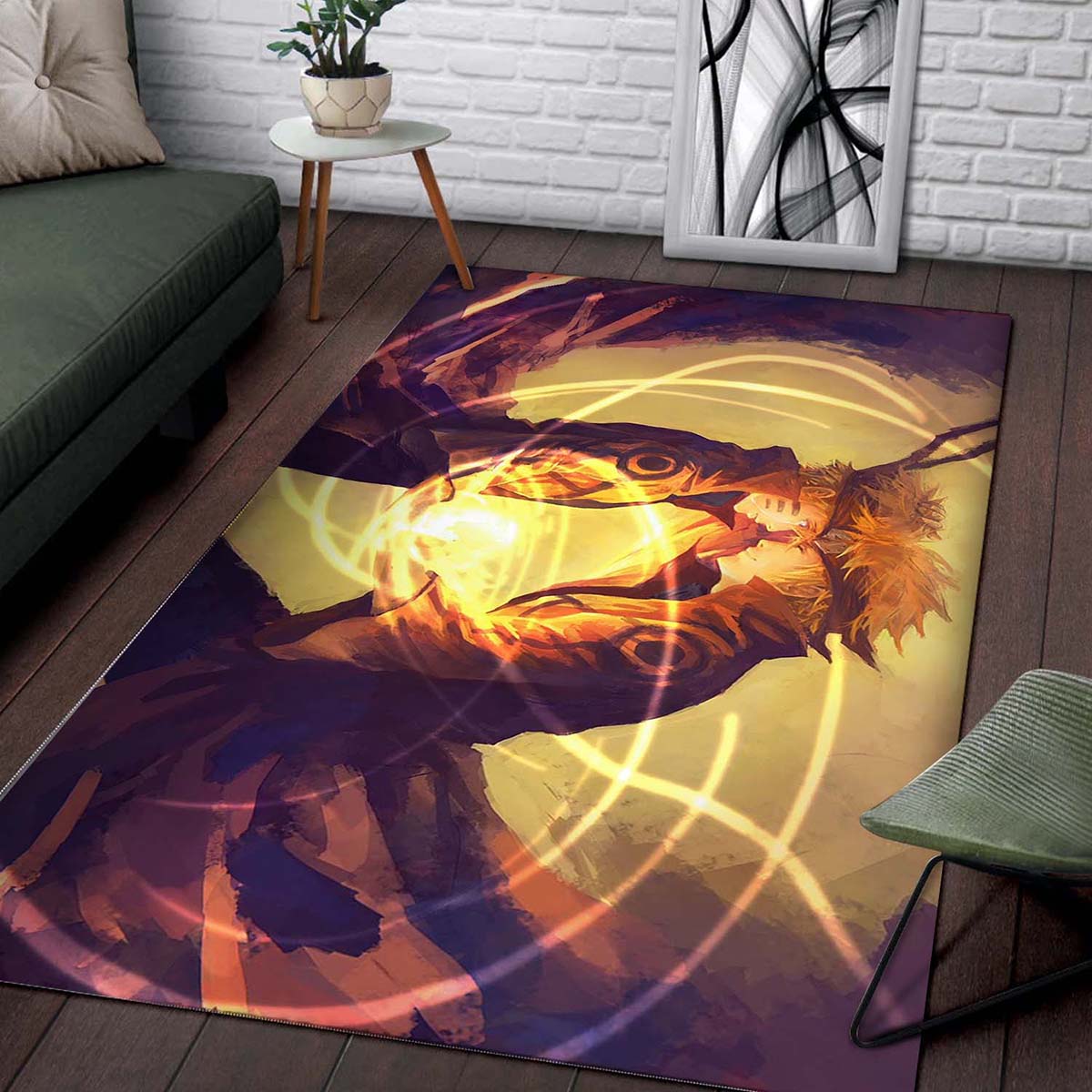 Naruto And Minato Anime Teppich 2