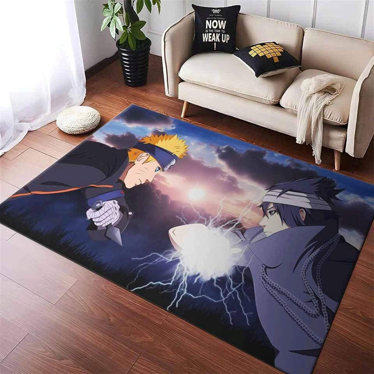 Naruto And Sasuke 1 Teppich