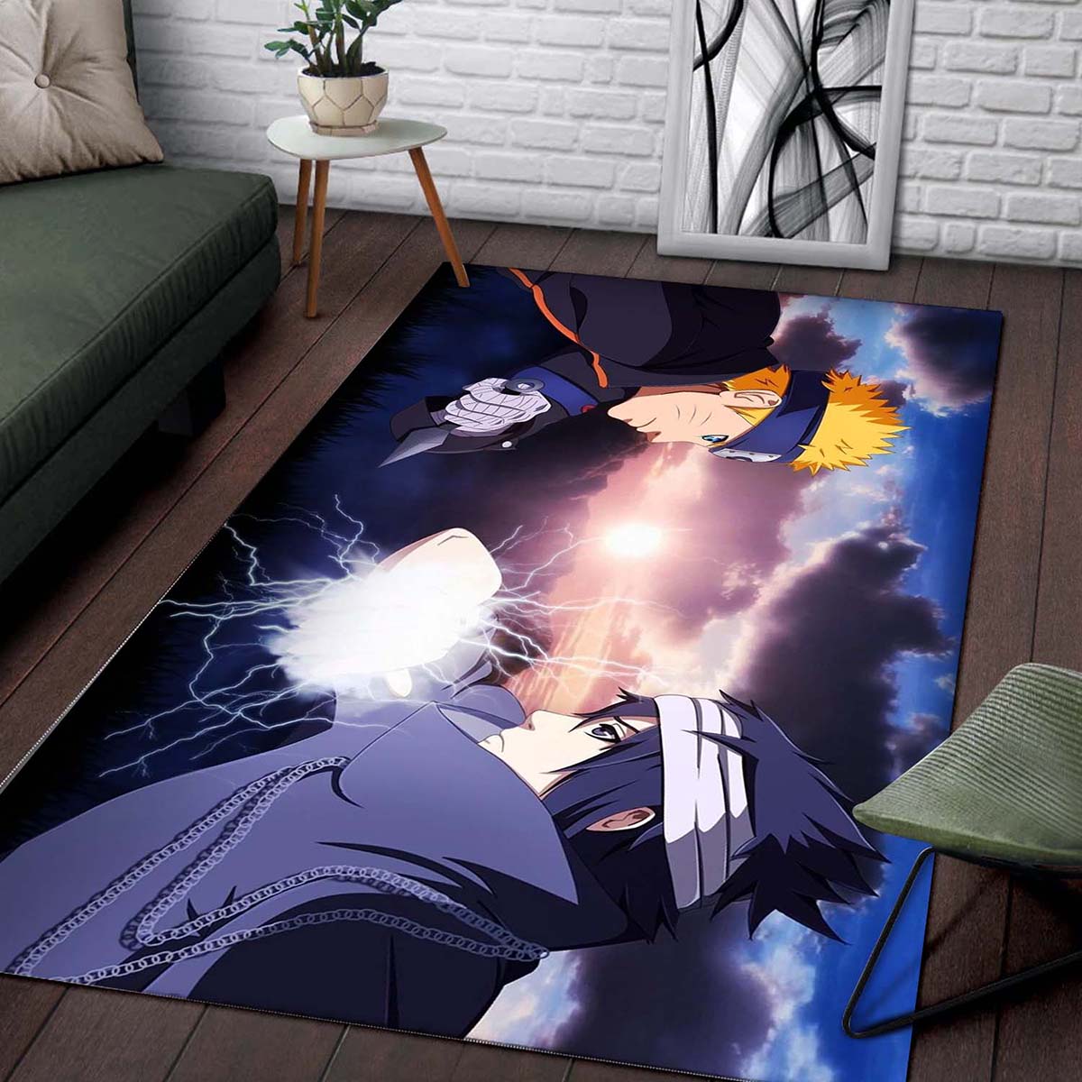 Naruto And Sasuke 1 Teppich 2