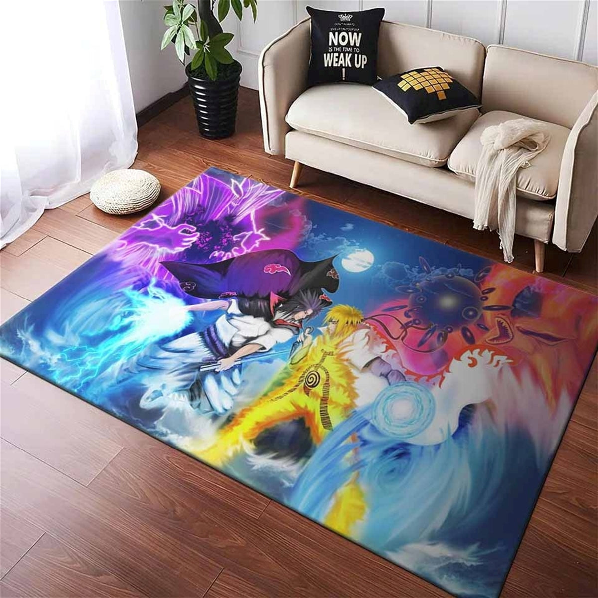 Naruto And Sasuke 2 Teppich
