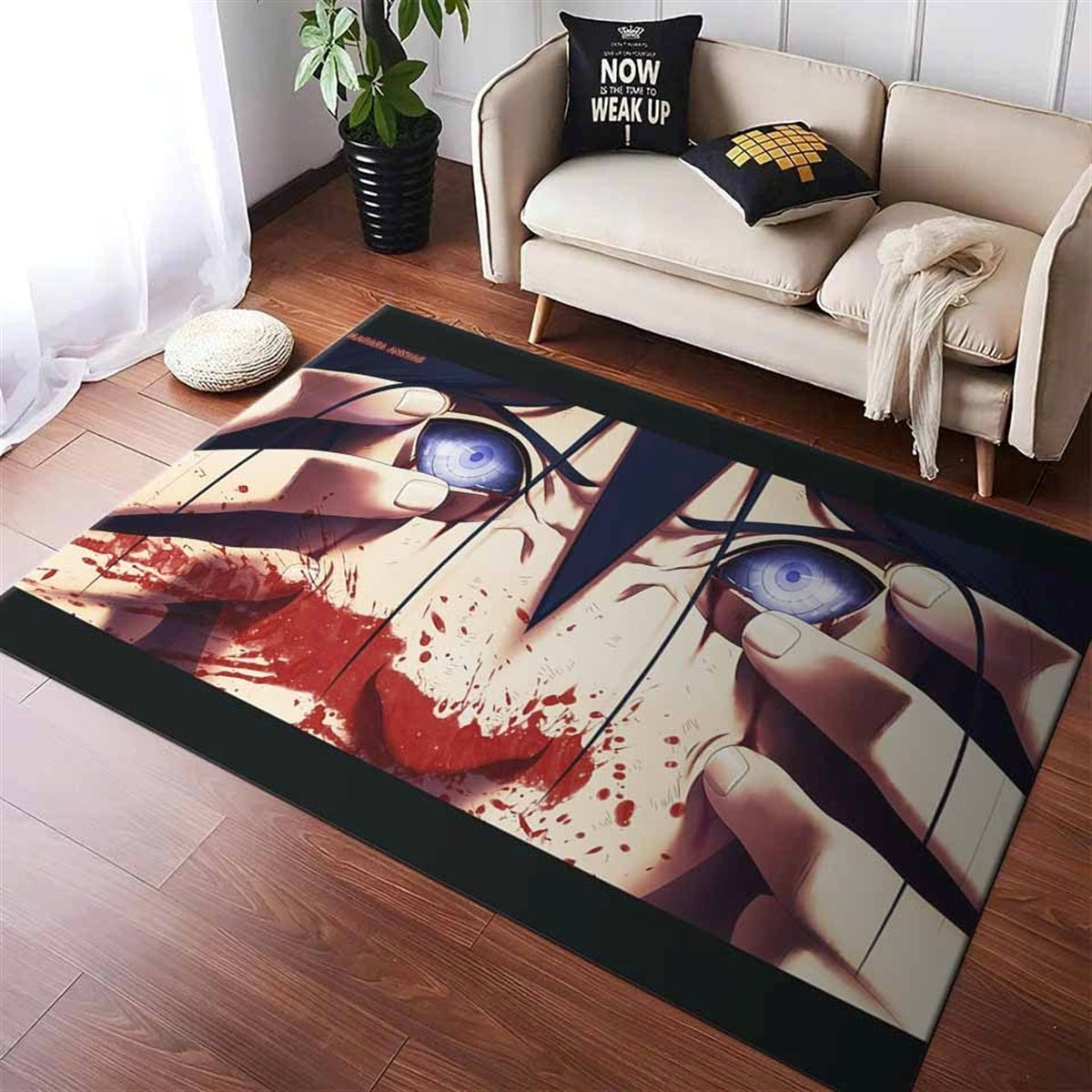 Naruto Dojutsu Rinnegan 1 Teppich