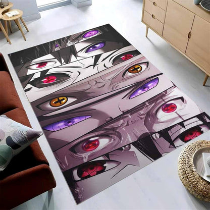 Naruto Eyes Anime Teppich