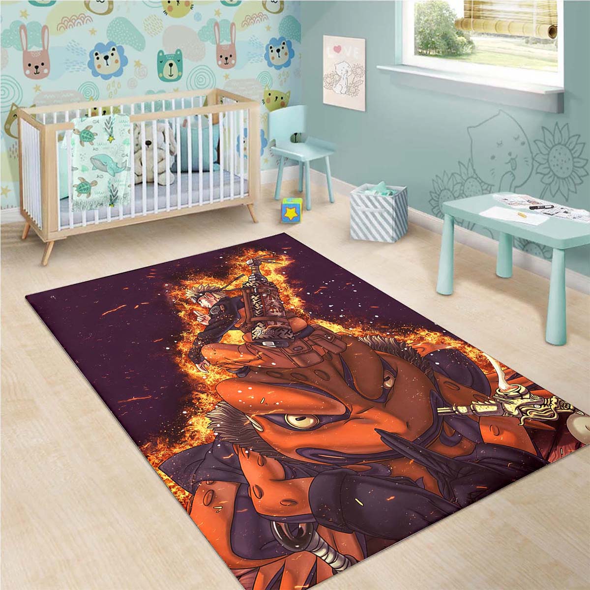 Naruto Fire Teppich 3