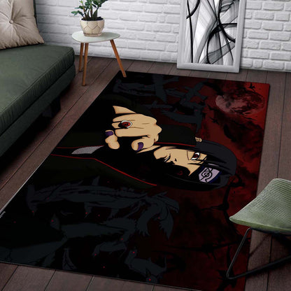 Naruto Itachi Ninja Dserteur Teppich 2