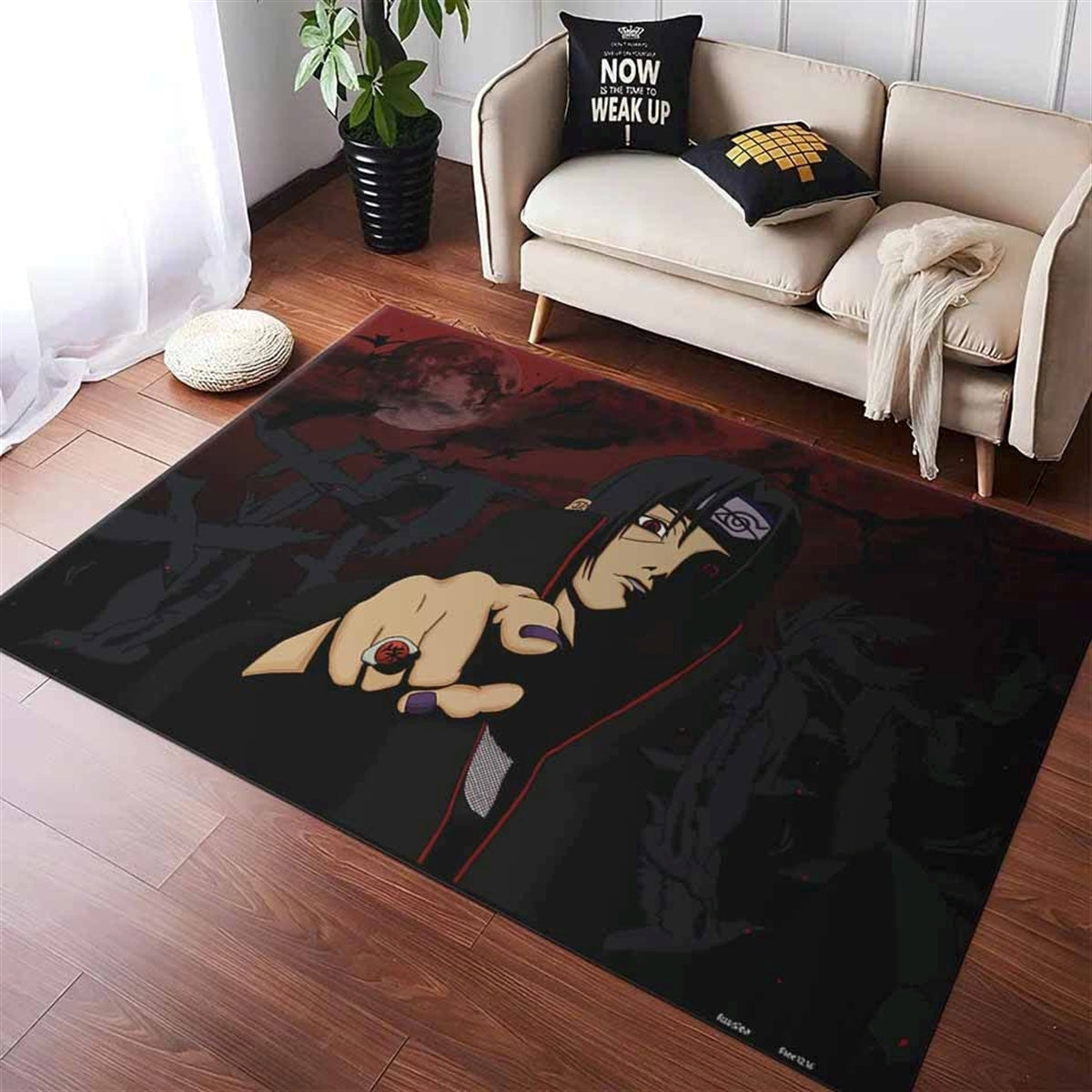 Naruto Itachi Ninja Dserteur Teppich